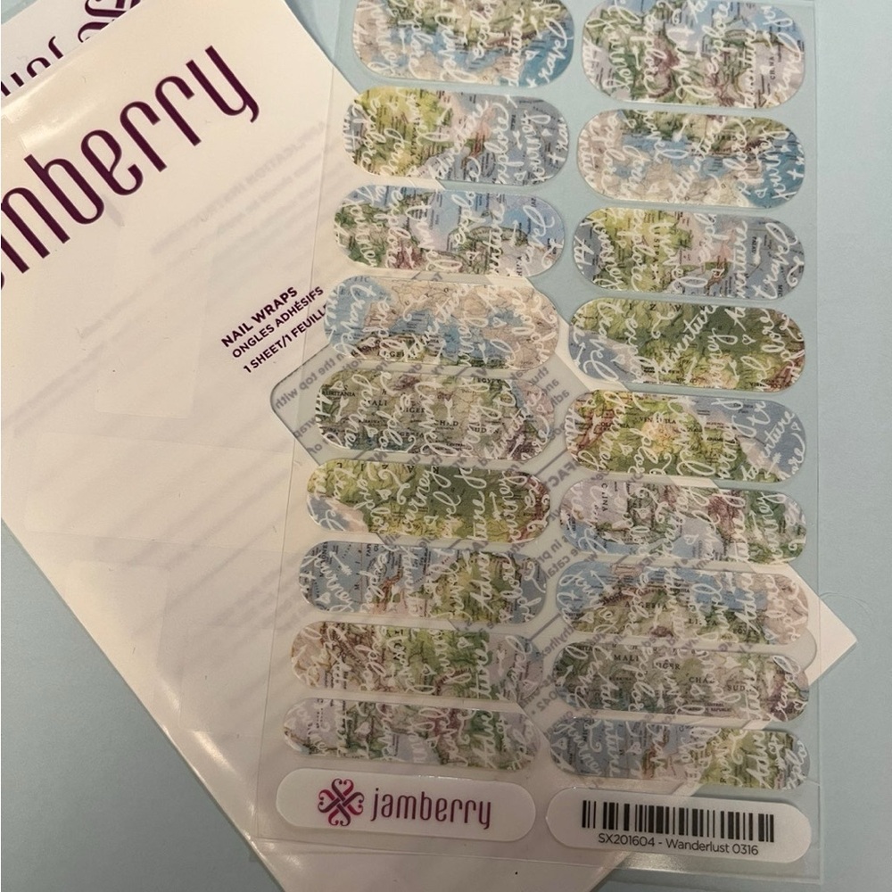 New Jamberry Wanderlust Full Sheet